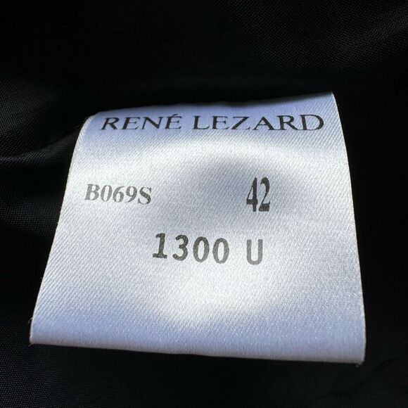 Rene Lezard Black Buckle Jacket By Botto Giuseppe & Figli - Picture 9 of 10